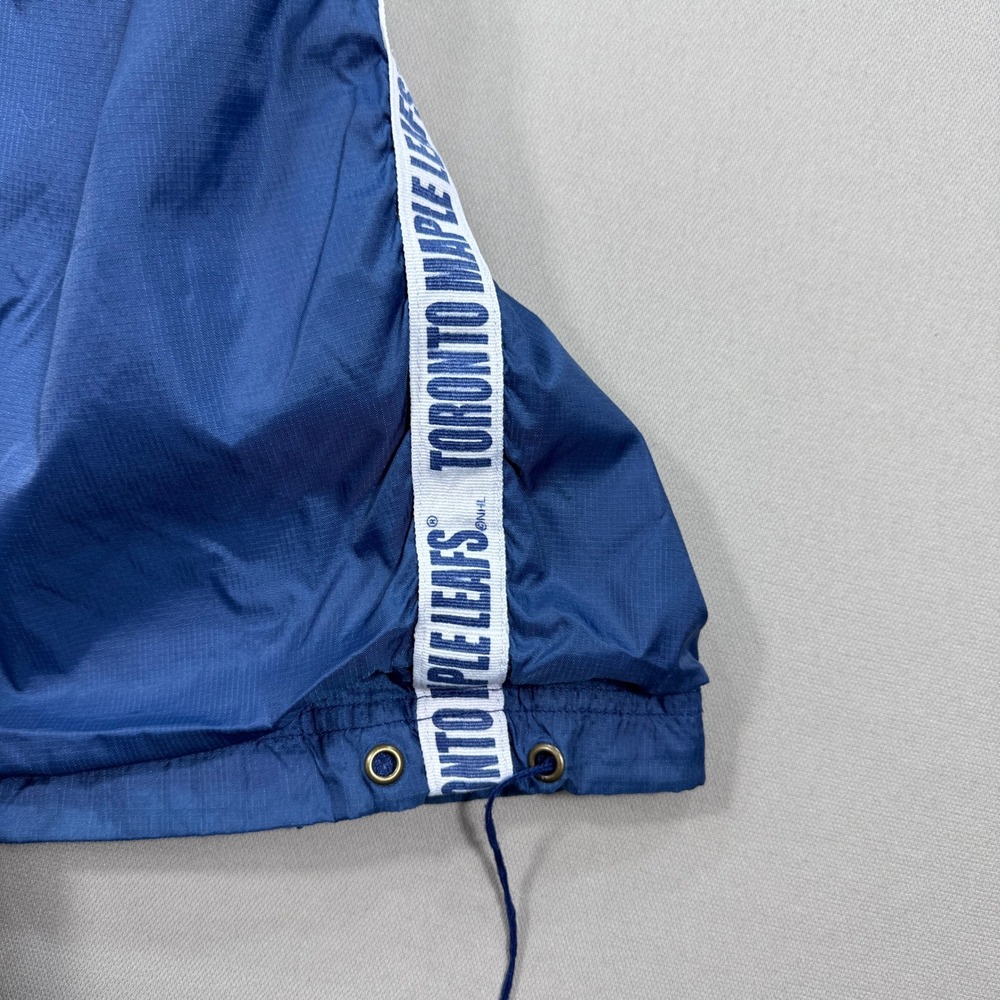 VIntage Toronto Maple Leafs Track Pants Men's XL Blue Windbreaker Nylon NHL - Picture 5 of 11